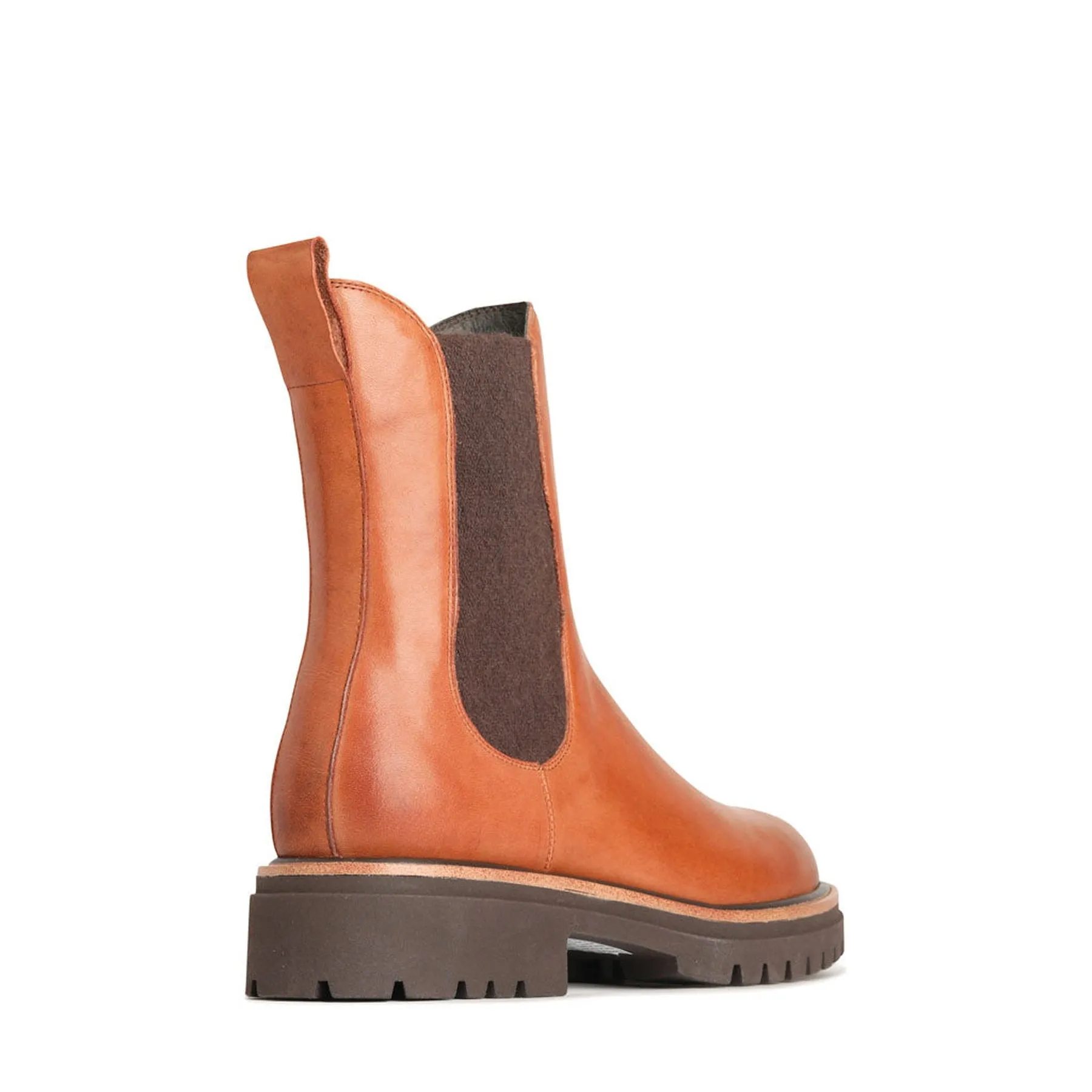 ABBEY LEATHER CHELSEA ANKLE BOOTS