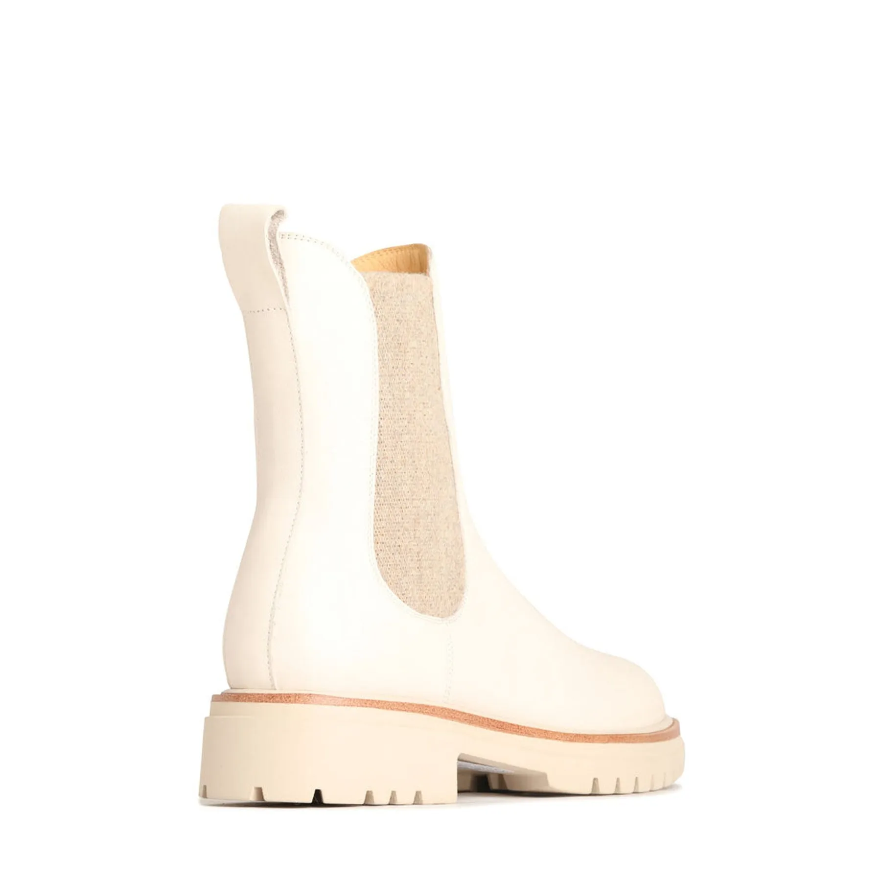 ABBEY LEATHER CHELSEA ANKLE BOOTS