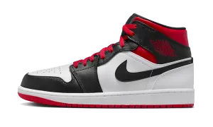 Air Jordan 1 Mid Gym Red Black Toe