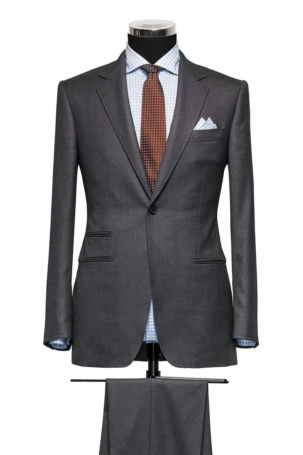 Barberis Canonico 365 Essentials Merino Wool Anthracite Twill