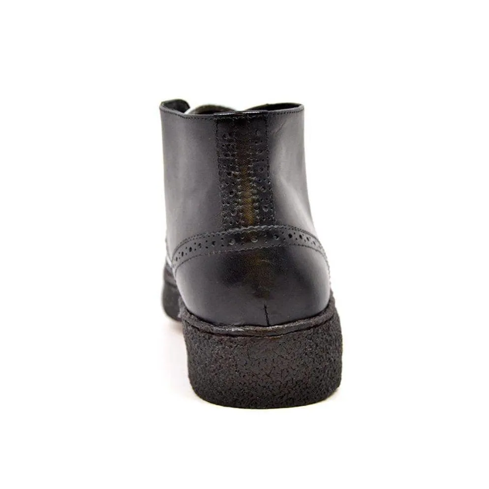 British Walkers Playboy Wingtips Men's Two Tone Leather High Top Boots