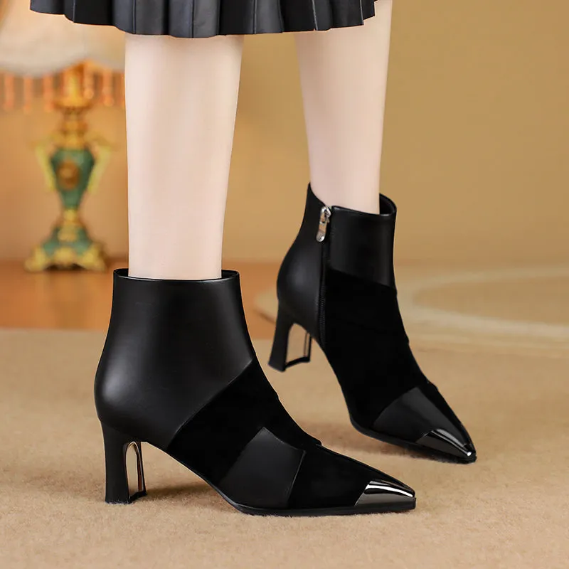 Chic Veltique Ankle Zip Boots