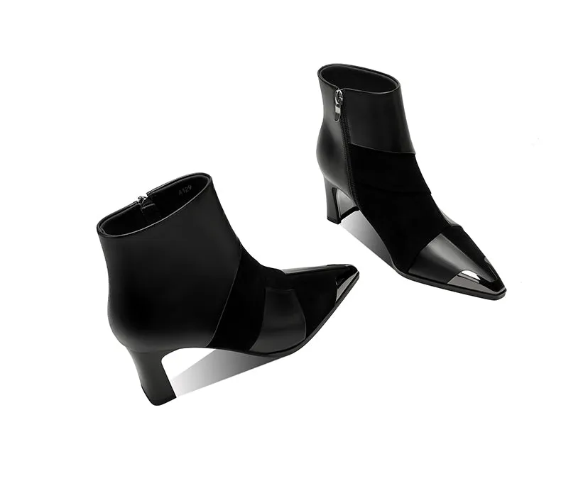 Chic Veltique Ankle Zip Boots