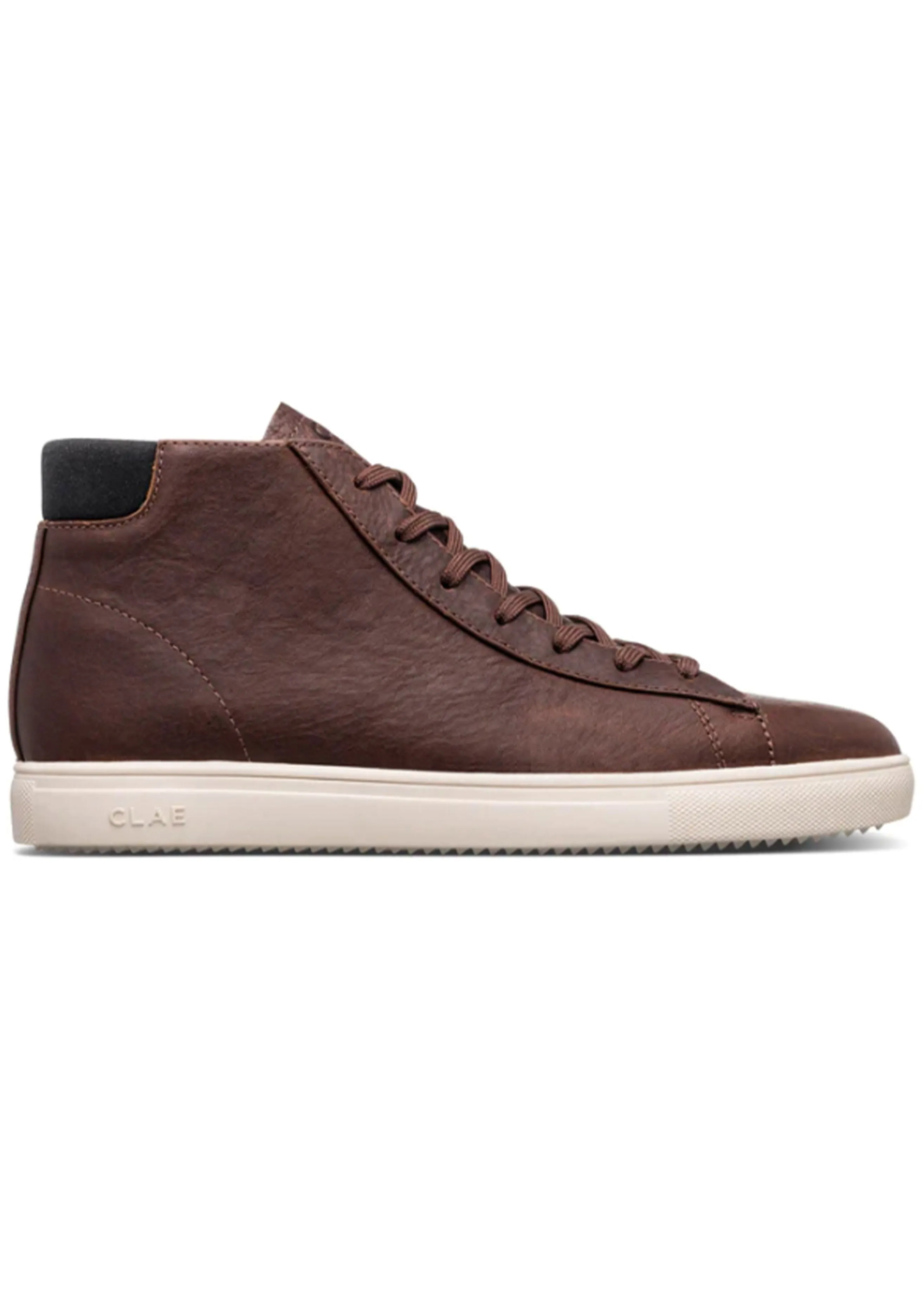 CLAE Bradley Mid Shoe | Cocoa Leather