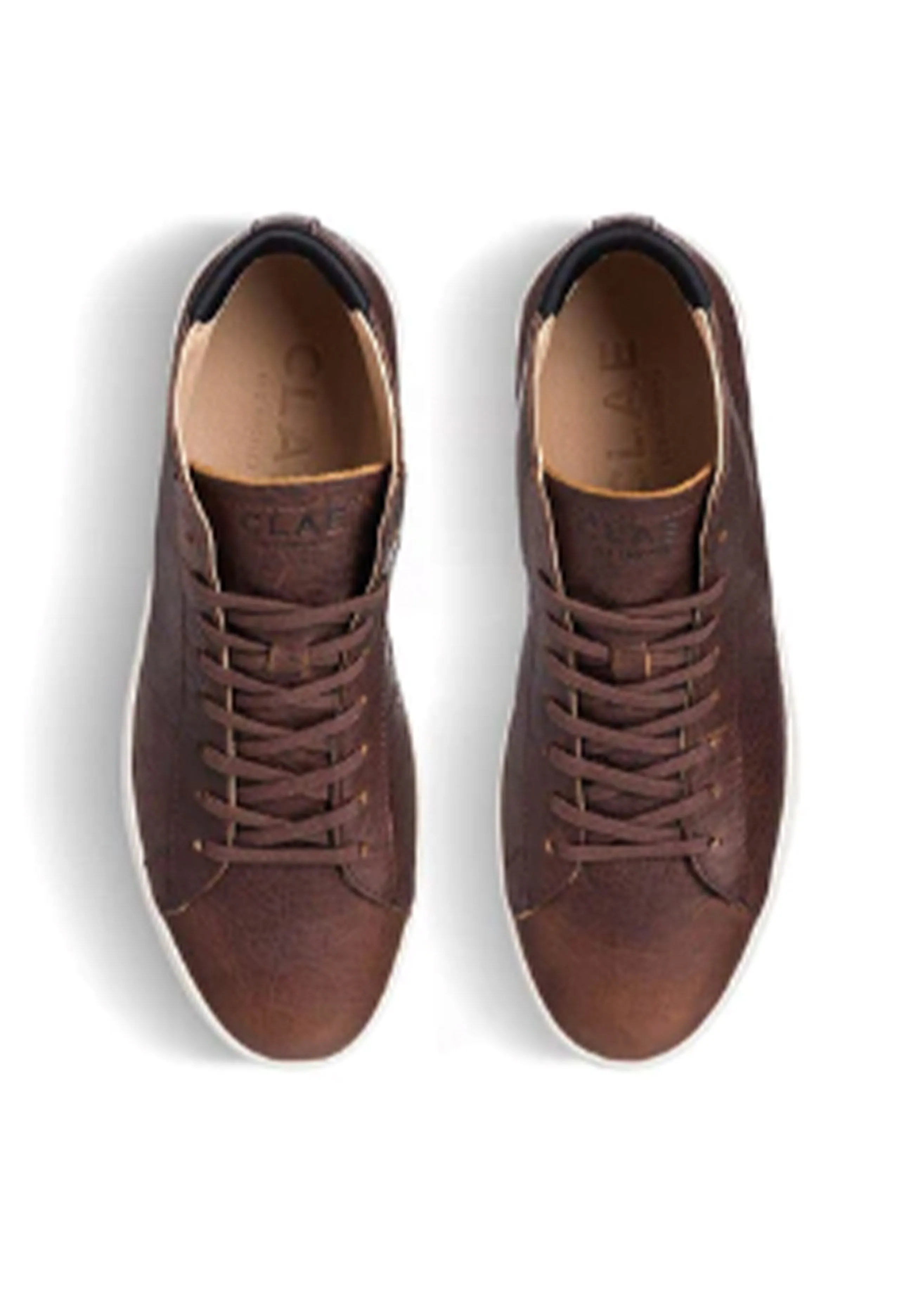 CLAE Bradley Mid Shoe | Cocoa Leather