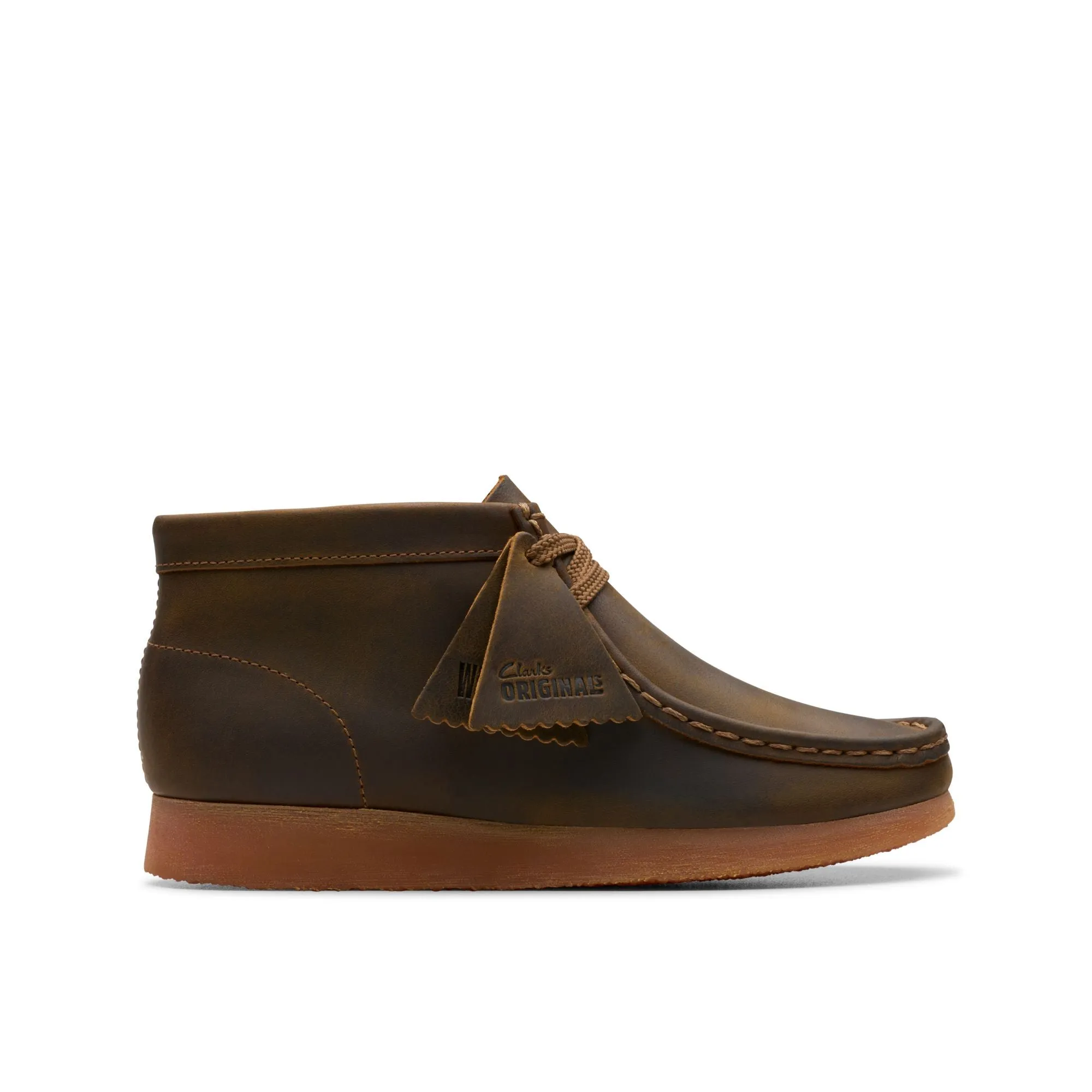 Clarks Originals Wallabee Boot Kids’ Brown Leather 26168134