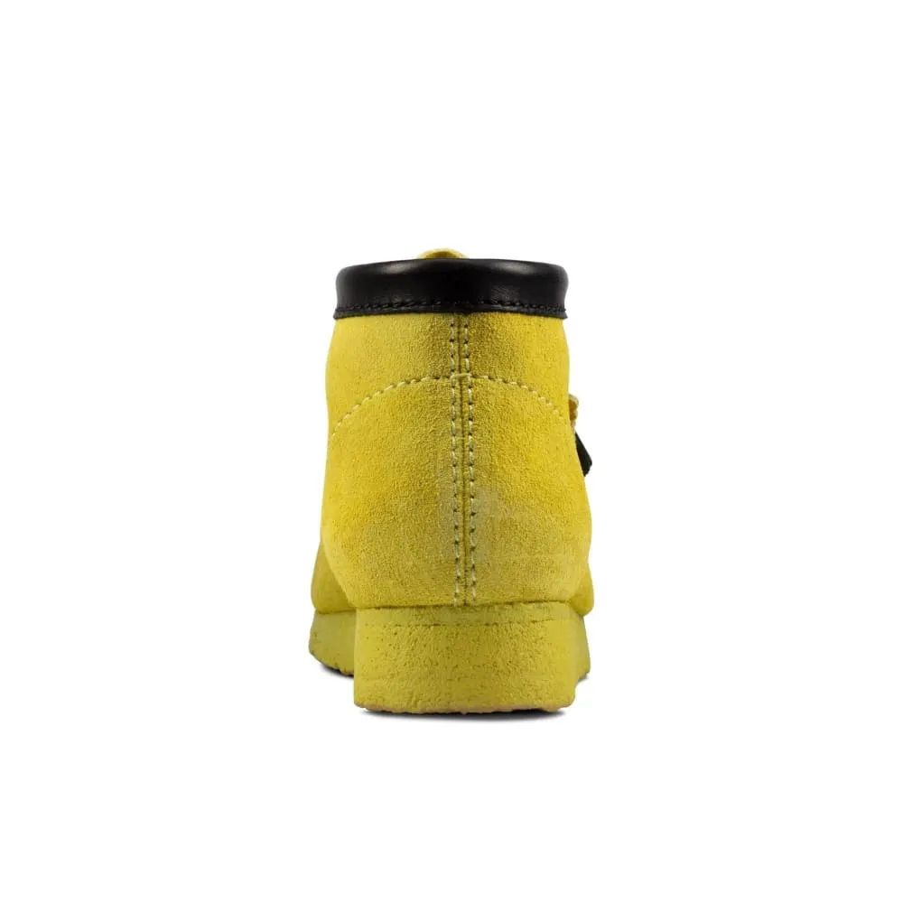 Clarks Originals Wallabee Boots Men's Lime Yellow Suede 26162470