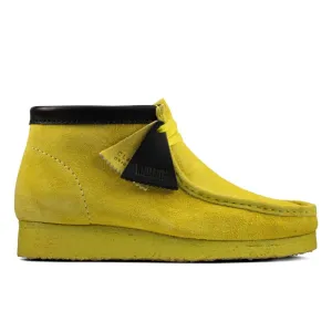 Clarks Originals Wallabee Boots Men's Lime Yellow Suede 26162470