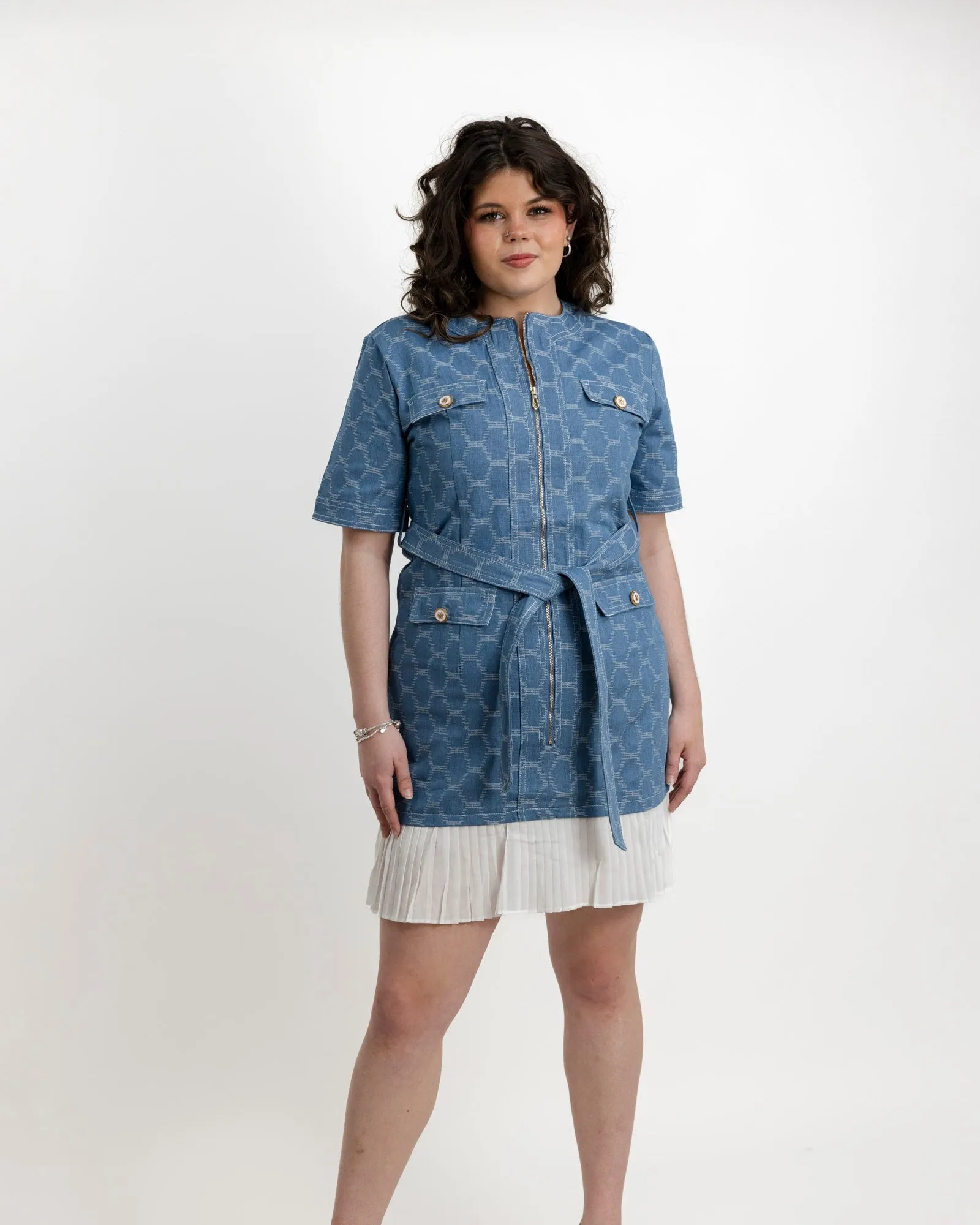 Classic Denim Dress | Blue