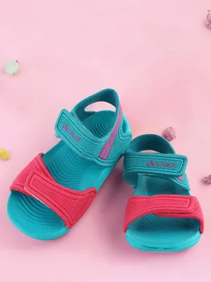 Comfortable Aqua and Pink Sandals for Girls