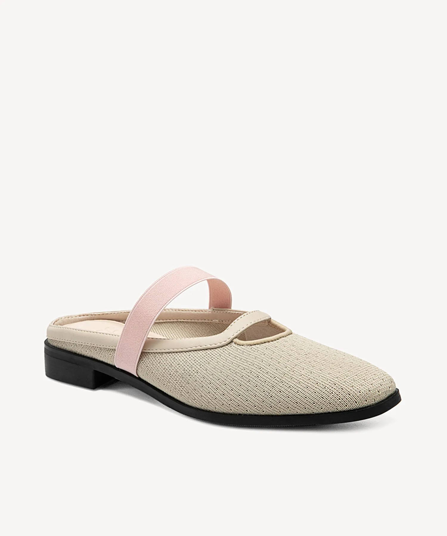 Commute Square Toe Flat  Mules