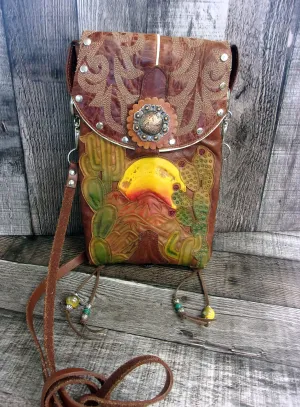Cowboy Boot Crossbody Fringe Hipster Bag HP1057