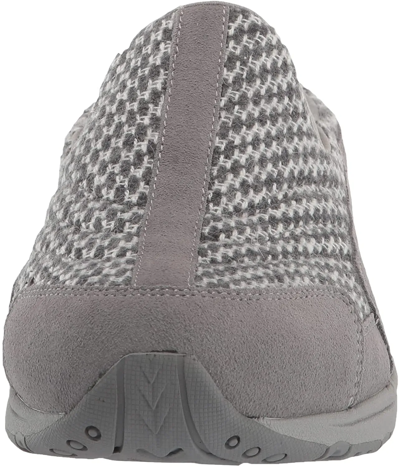 Easy Spirit Travel Time Round Closed-Toe Slip On Mule Clog Grey 030 X-Wide