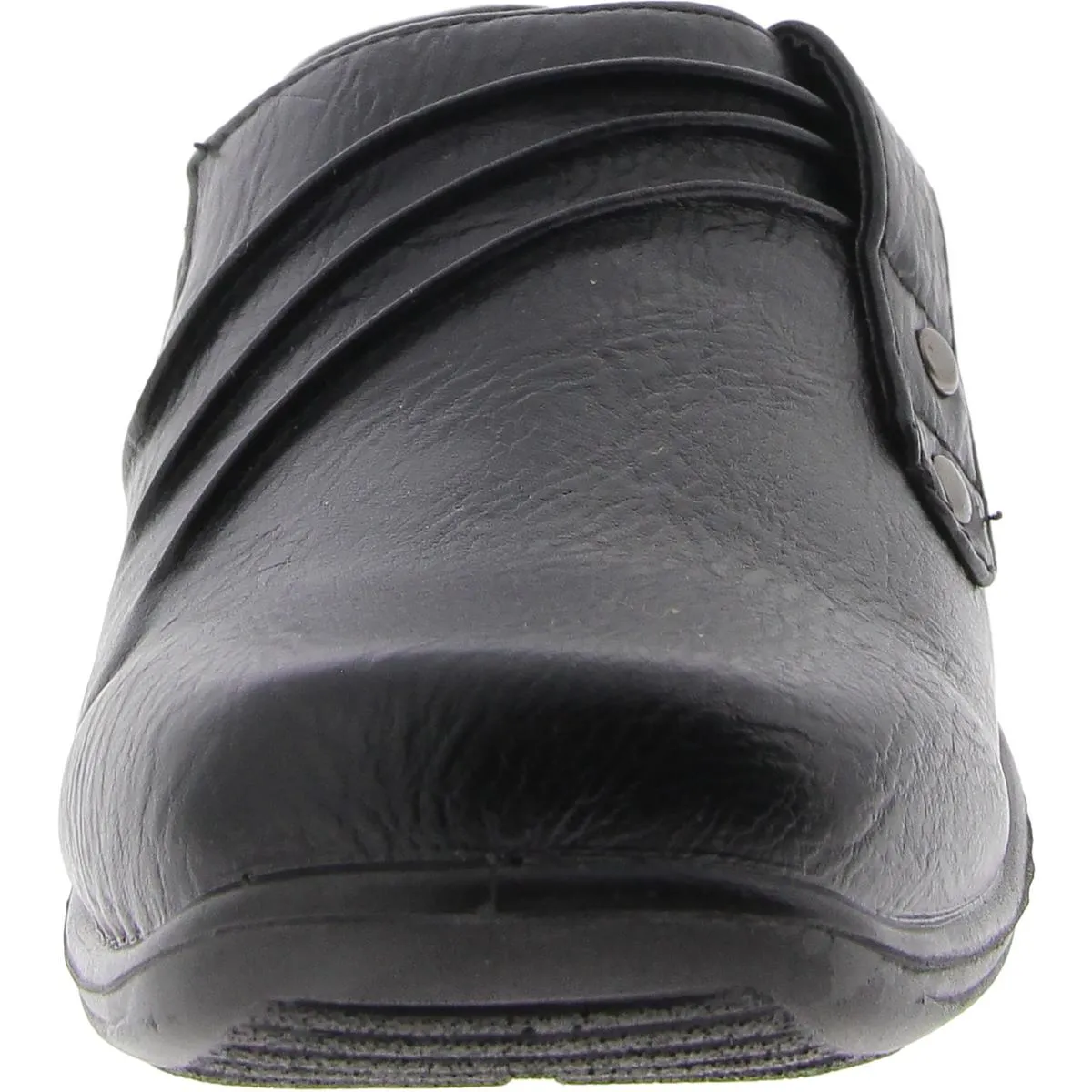 Easy Street Womens Holly Faux Leather Mules