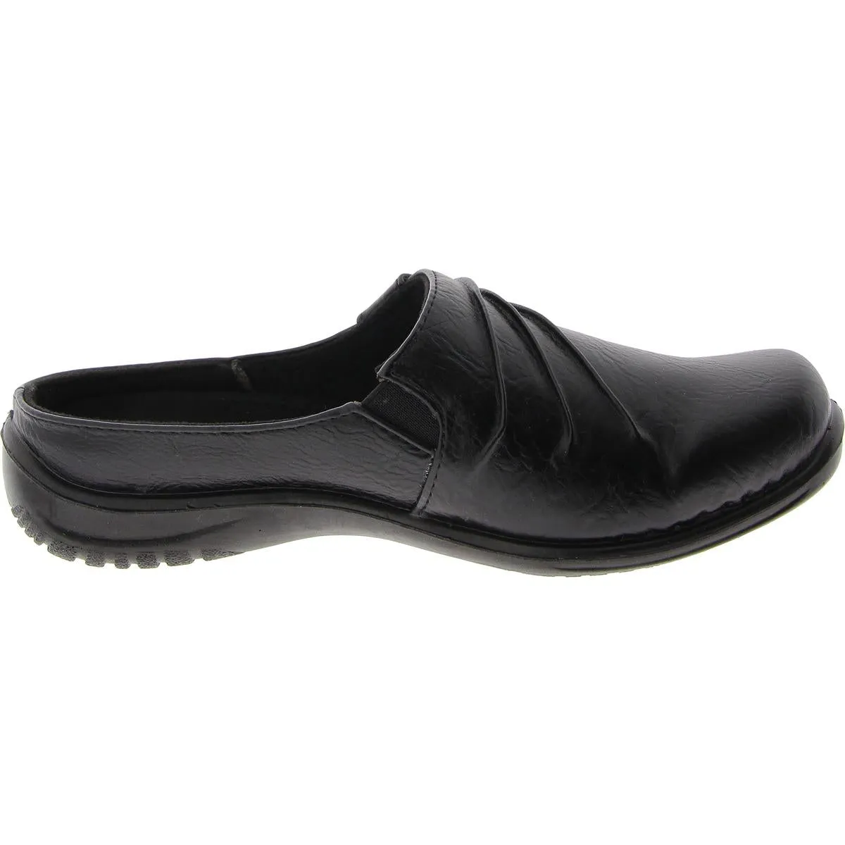 Easy Street Womens Holly Faux Leather Mules