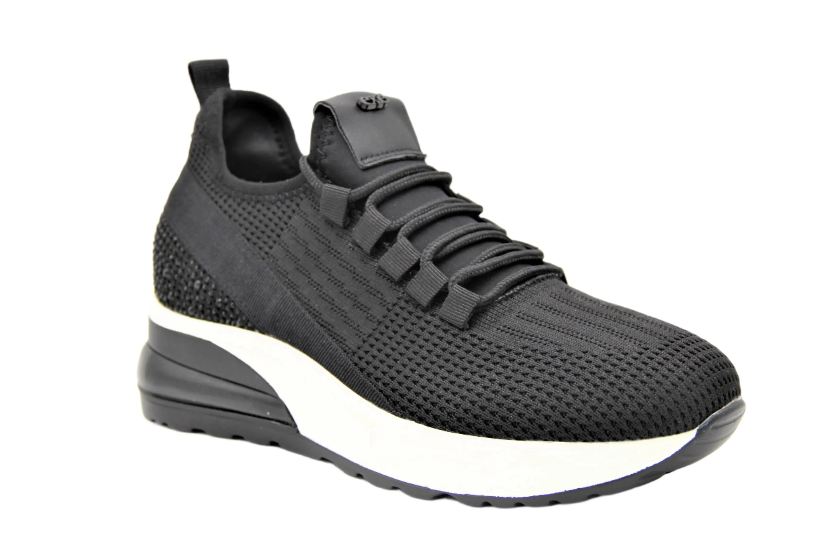 EXE EX14 Stone Heel Sneakers w Stretch Laces