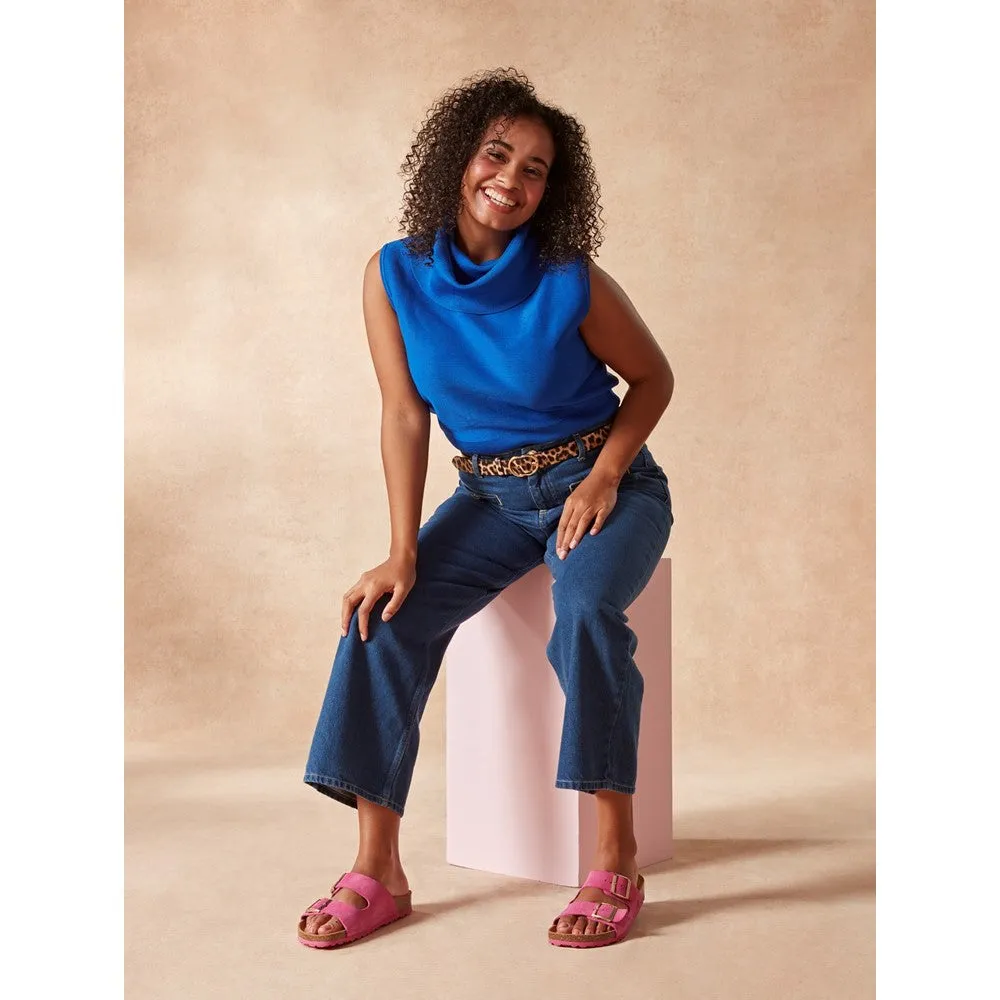 Fuchsia Blaire Mule Sandals