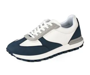 Gallium Blue Elegance Men's Navy Blue Casual Sneakers
