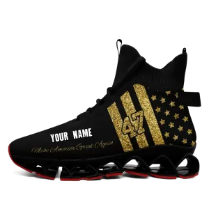 Gift Ideas,Personalized Trump Design Sneakers, Custom Breathable Running Shoes, Pride Unisex Shoes