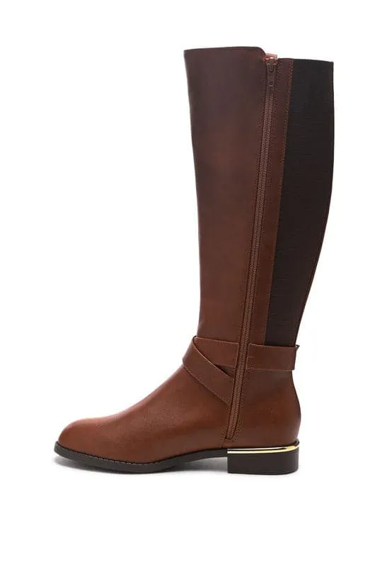 Harmony Zip Up Knee High Boots