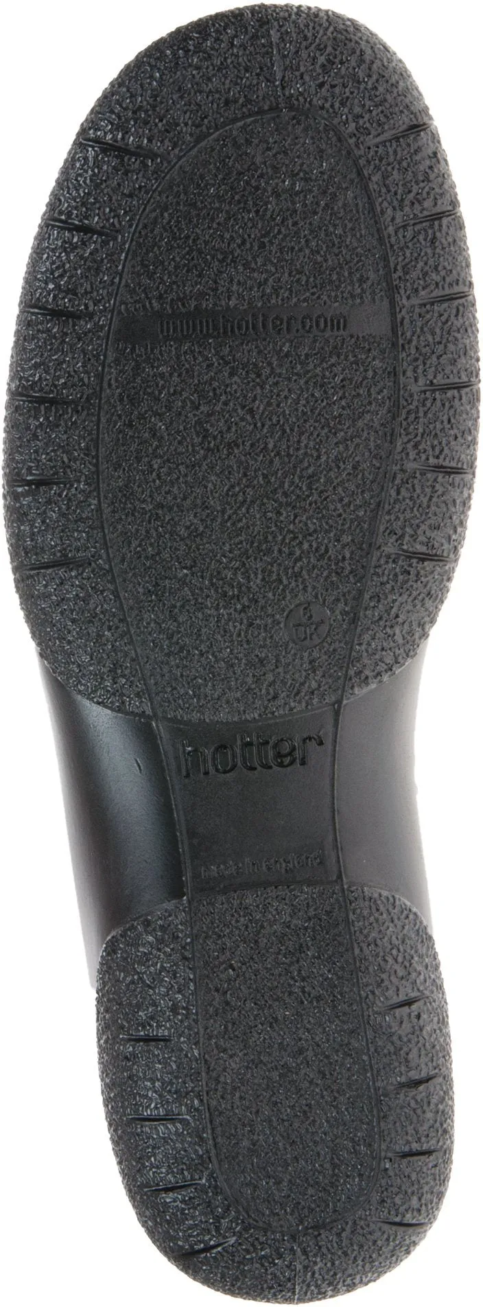 Hotter Boot WHISPER Soft Leather Flat Ankle Boot with  twin Zip Wide fitting Black