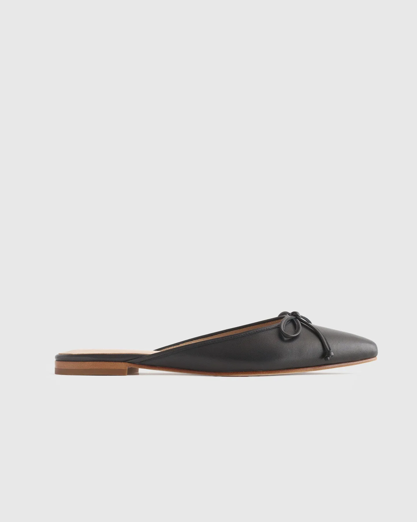 Italian Leather Pointed Mule