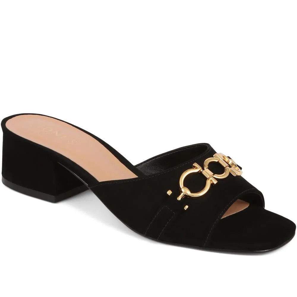 Ivie Leather Mule Sandals  - IVIE / 325 224