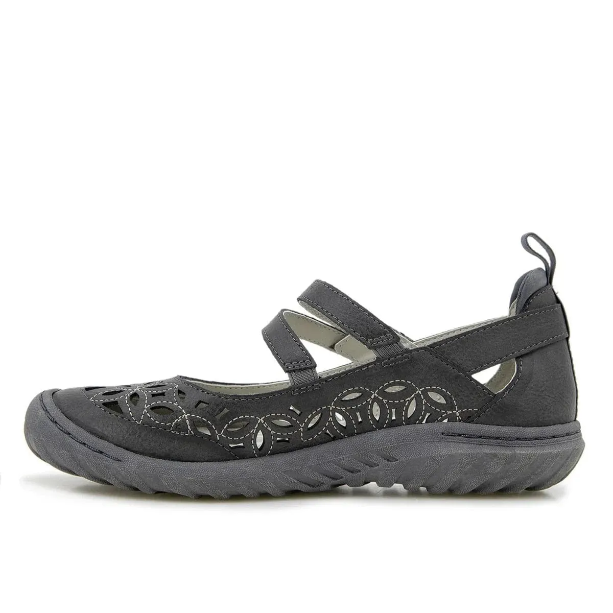 JBU Women's Bellerose Encore Mary Janes- Charcoal