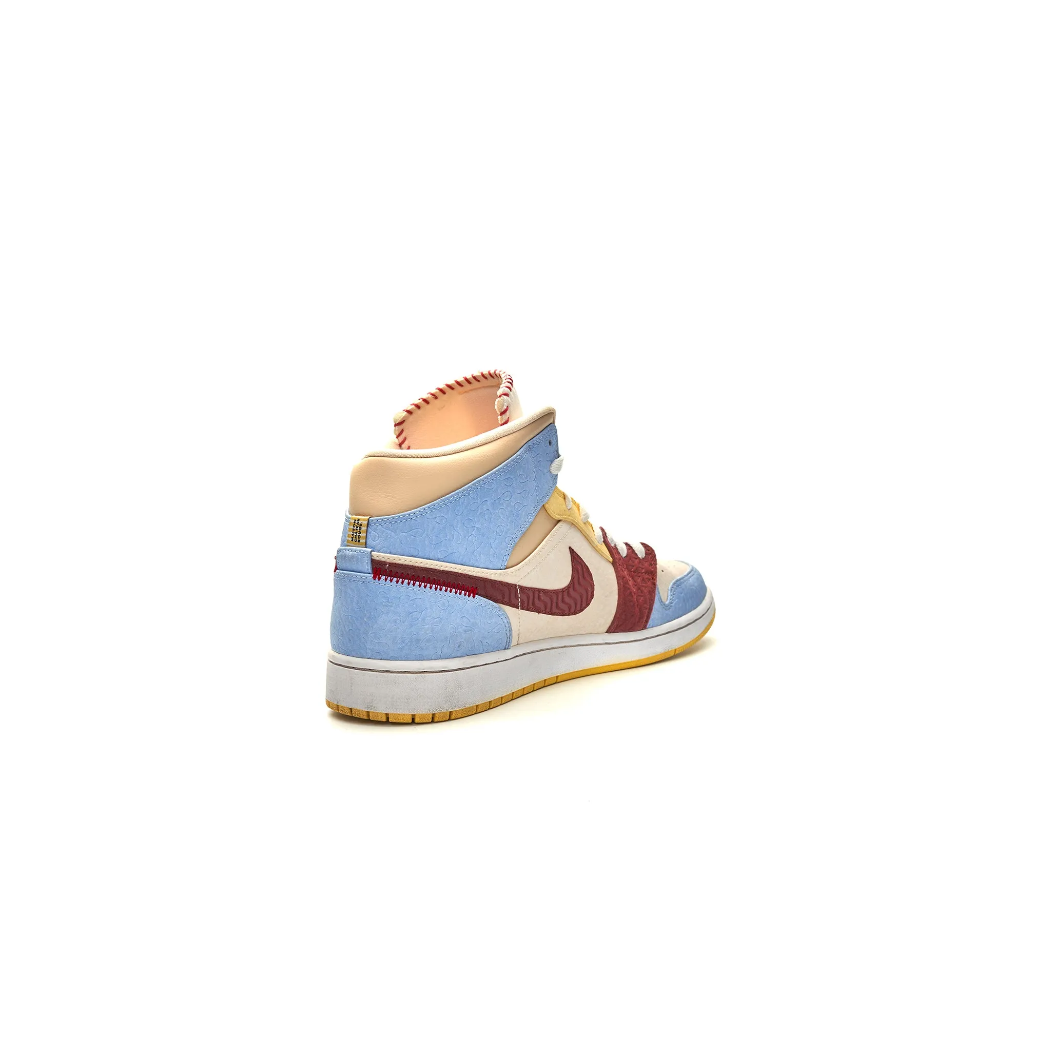 Jordan 1 Mid SE Fearless Maison Chateau Rouge