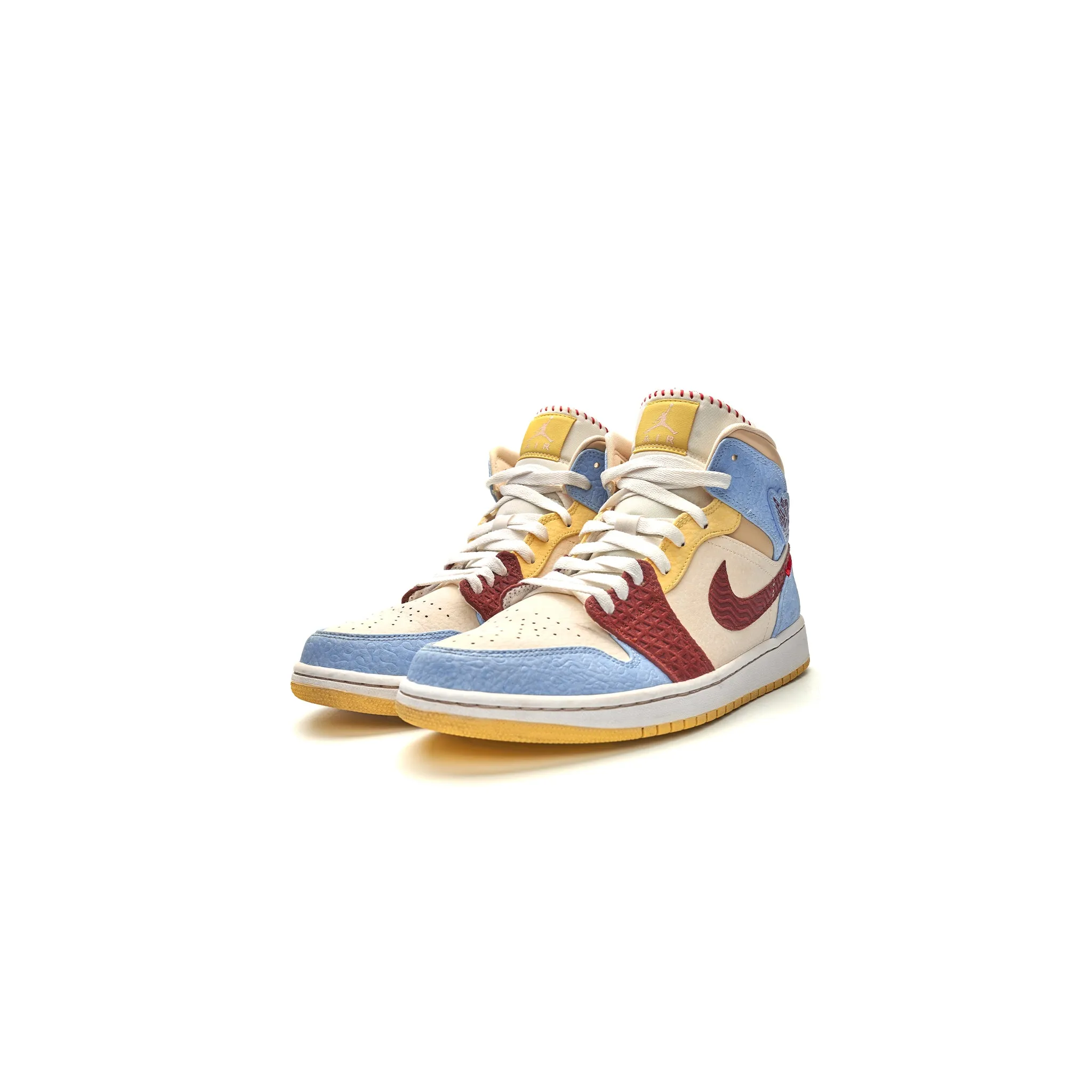 Jordan 1 Mid SE Fearless Maison Chateau Rouge