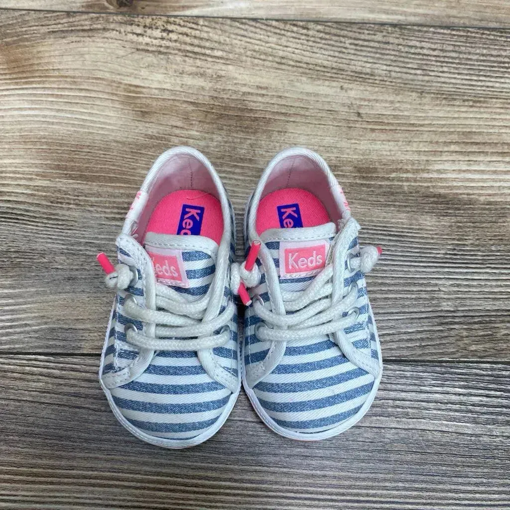 Keds Kickstart Striped Slip On Sneakers sz 2c