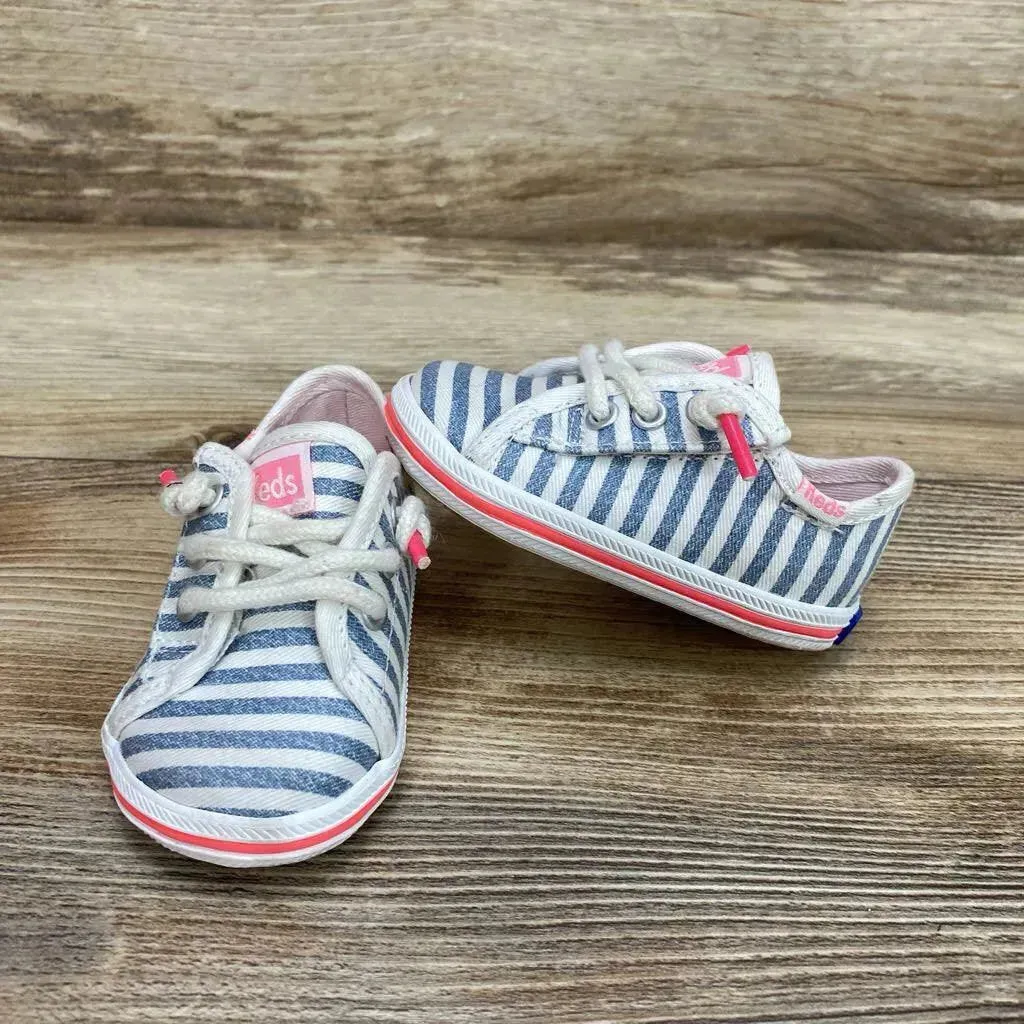 Keds Kickstart Striped Slip On Sneakers sz 2c