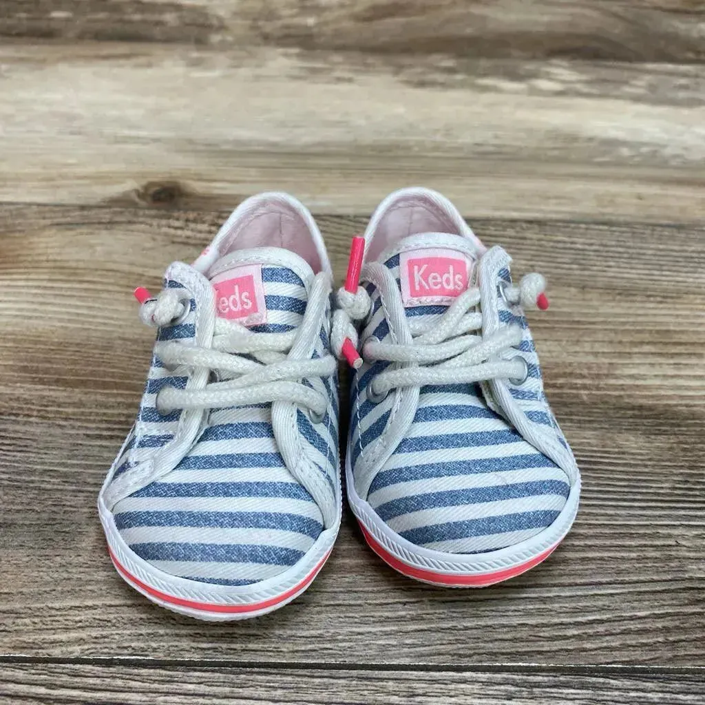 Keds Kickstart Striped Slip On Sneakers sz 2c