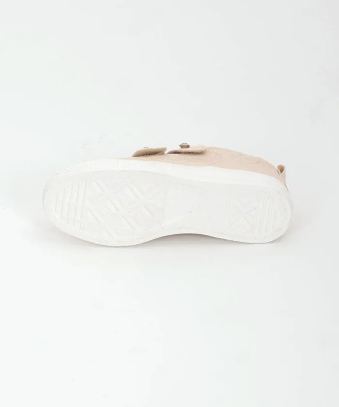Lace Design Velcro Sneakers