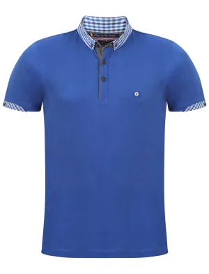 Le Shark Adams Row blue polo shirt