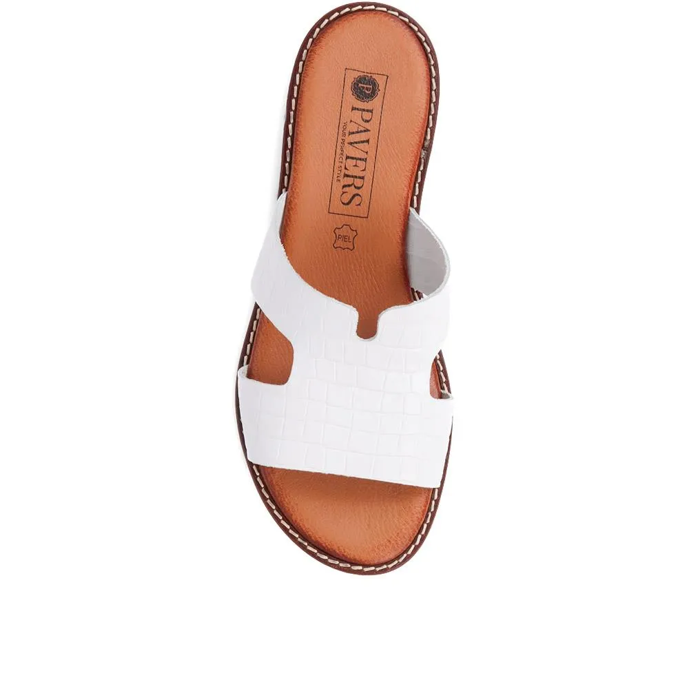 Leather Mule Sandals  - TUYUR39009 / 325 298