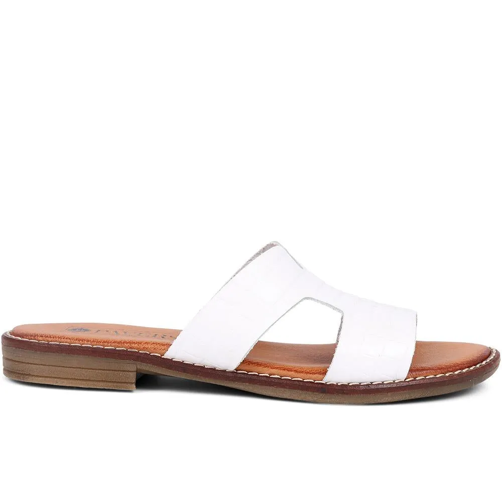 Leather Mule Sandals  - TUYUR39009 / 325 298