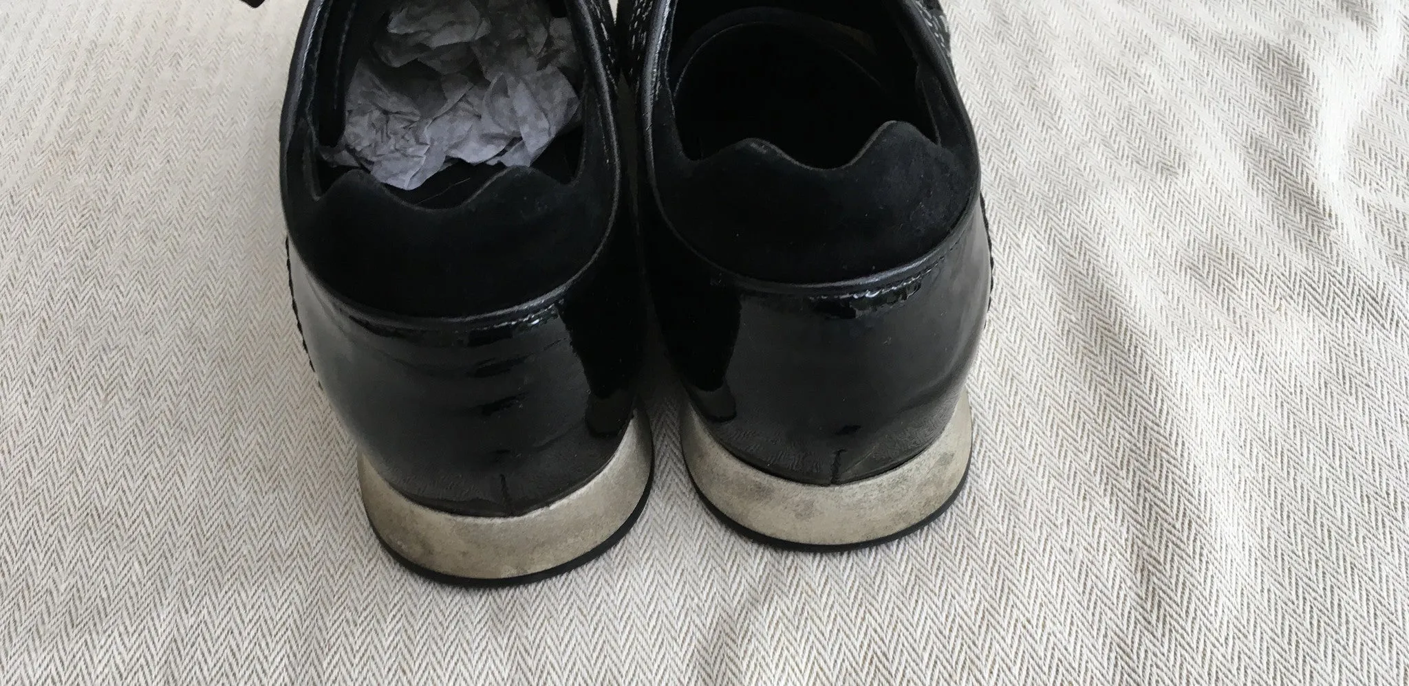 LOUIS VUITTON LEATHER SUEDE LOW-TOP SNEAKERS TRAINERS SIZE 36 LADIES