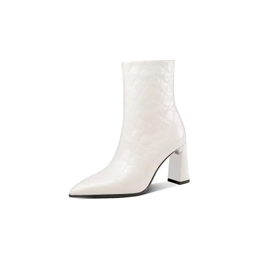 Luxe Serpatura Chic Ankle Boots
