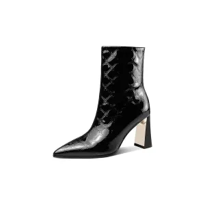 Luxe Serpatura Chic Ankle Boots