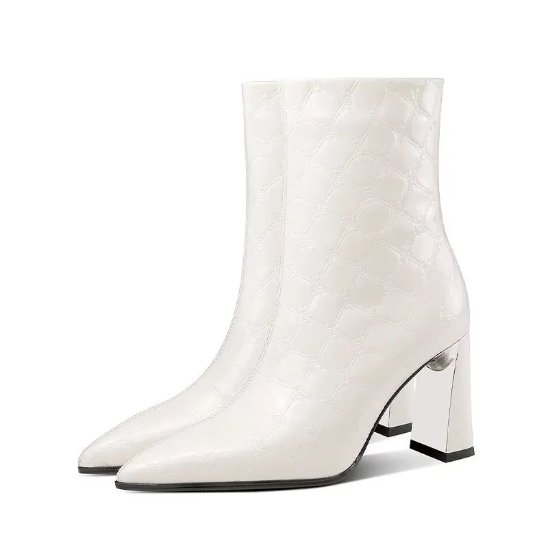Luxe Serpatura Chic Ankle Boots