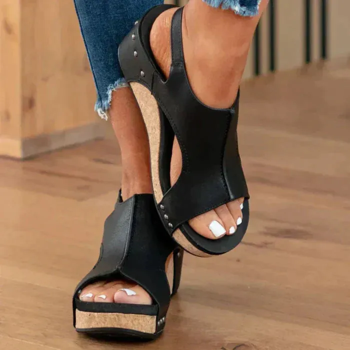 Maddie | Chic Wedge Sandals