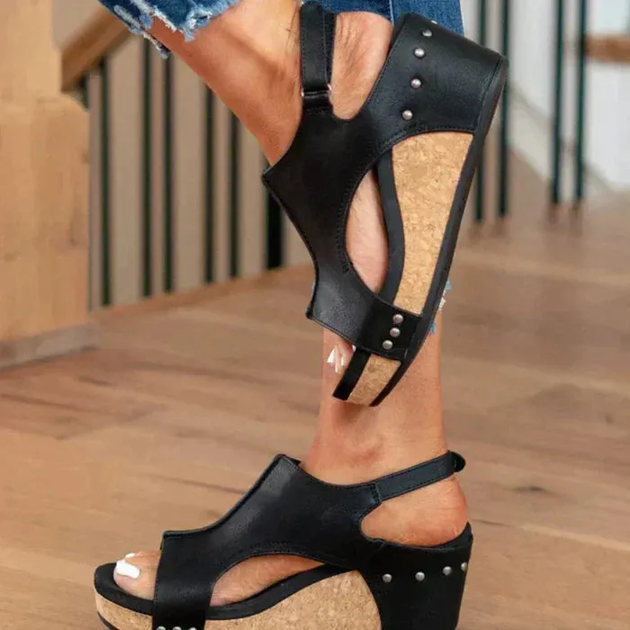 Maddie | Chic Wedge Sandals