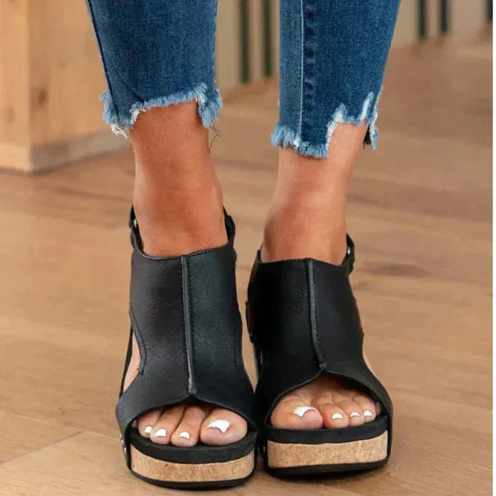 Maddie | Chic Wedge Sandals