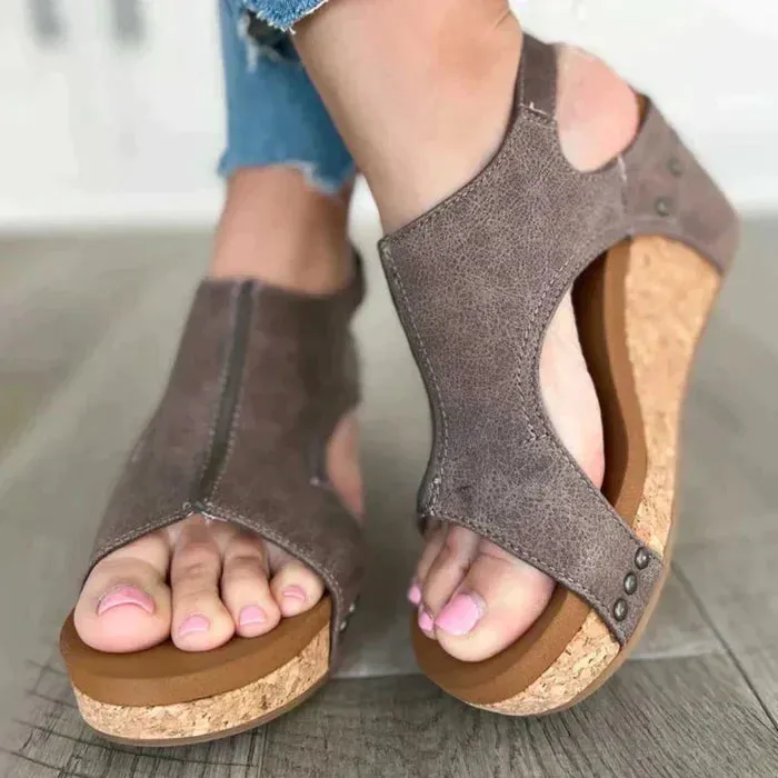 Maddie | Chic Wedge Sandals