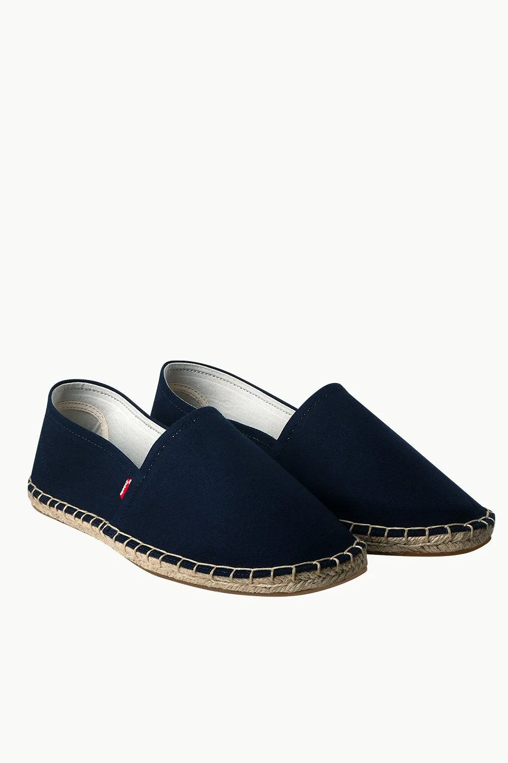 Men's Navy Canvas Basque Espadrilles