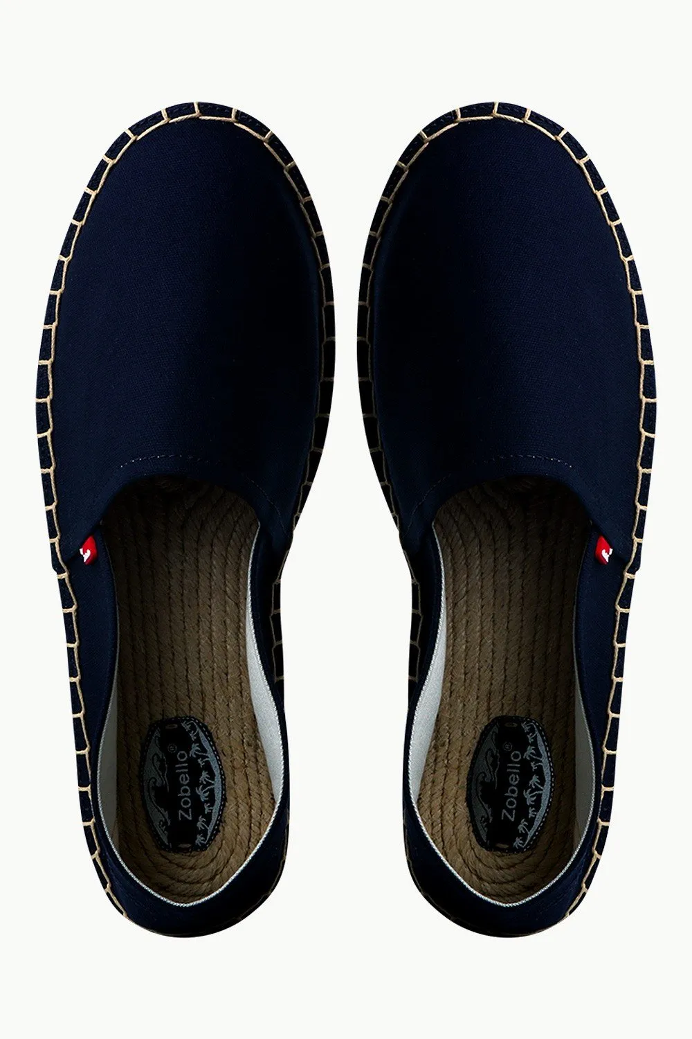 Men's Navy Canvas Basque Espadrilles