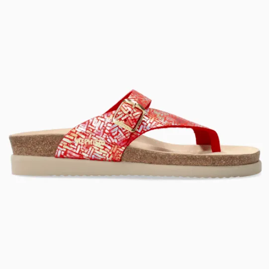 Mephisto Women's Helen Sandals- Coral Chevron