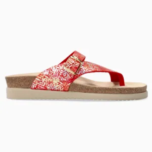 Mephisto Women's Helen Sandals- Coral Chevron