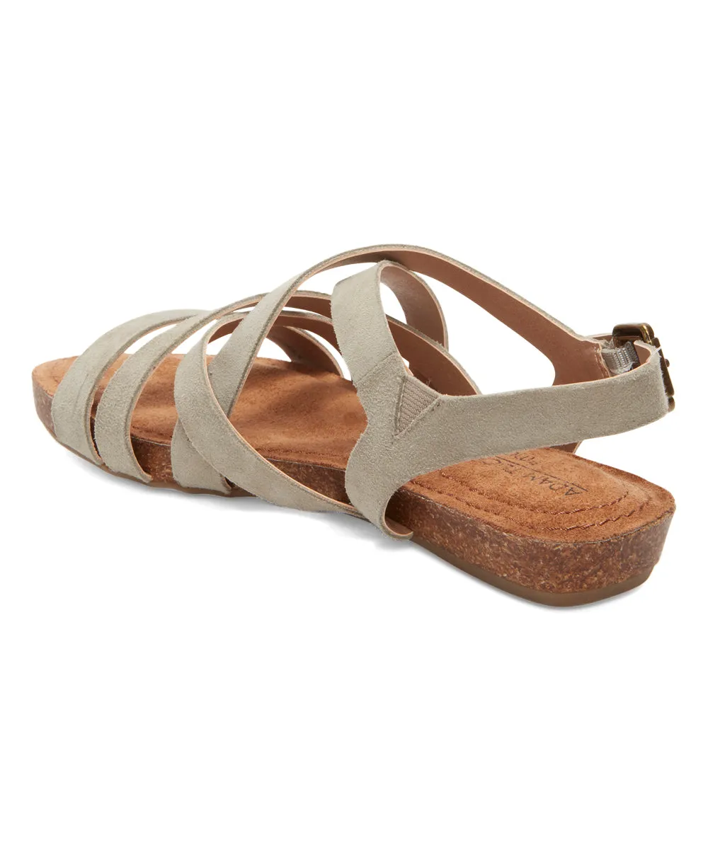 Nickie Stone Adam Tucker Leather Flat Sandal
